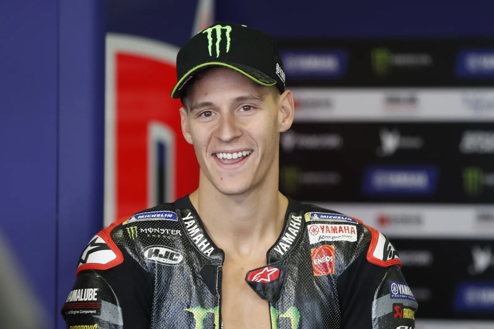 #20 Fabio Quartararo, FRA, Monster Energy Yamaha during the MotoGP FP1 at the Qatar Airways Grand Prix of Portugal at Portimao autodromo