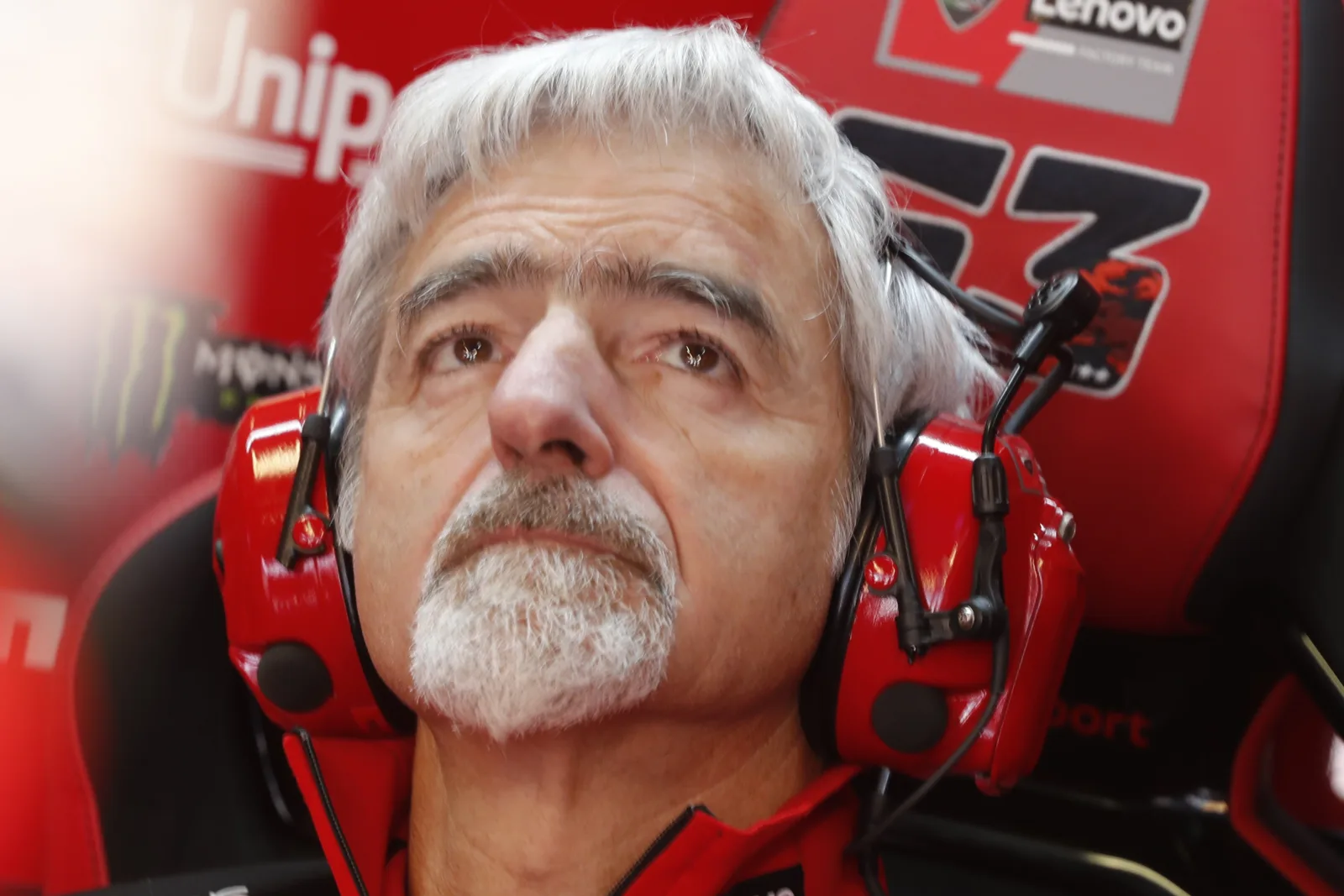 Gigi Dall'Igna General manager Ducati Corse during the MotoGP Tissot Sprint at the Qatar Airways Grand Prix of Portugal at Portimao autodromo