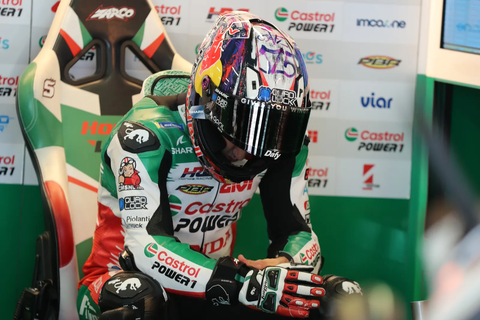 #5 Johann Zarco, FRA, LCR Castrol Honda during the MotoGP Tissot Sprint at the Qatar Airways Grand Prix of Portugal at Portimao autodromo