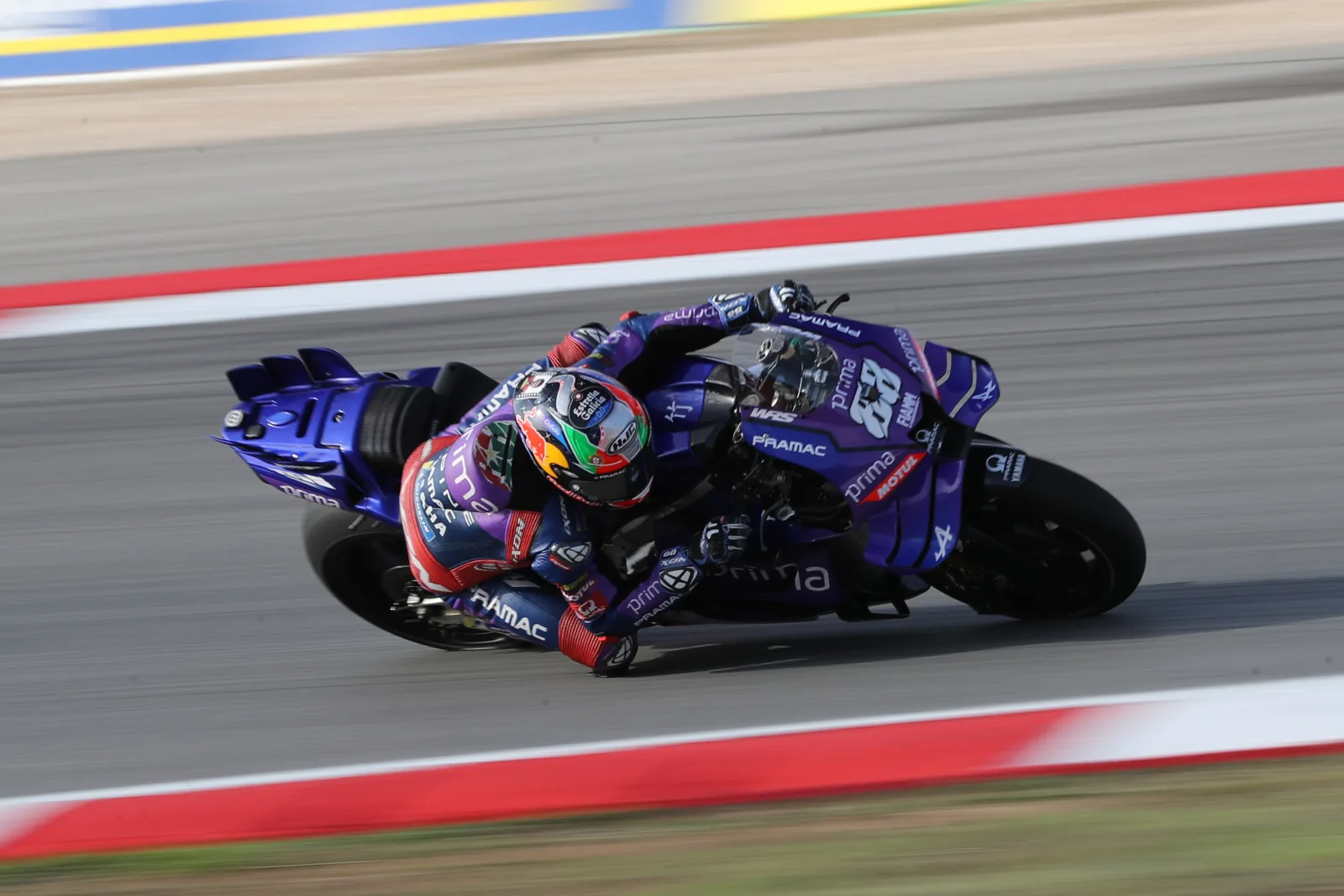 #88 Miguel Oliveira, POR, Prima Pramac Yamaha MotoGP during the MotoGP Tissot Sprint at the Qatar Airways Grand Prix of Portugal at Portimao autodromo