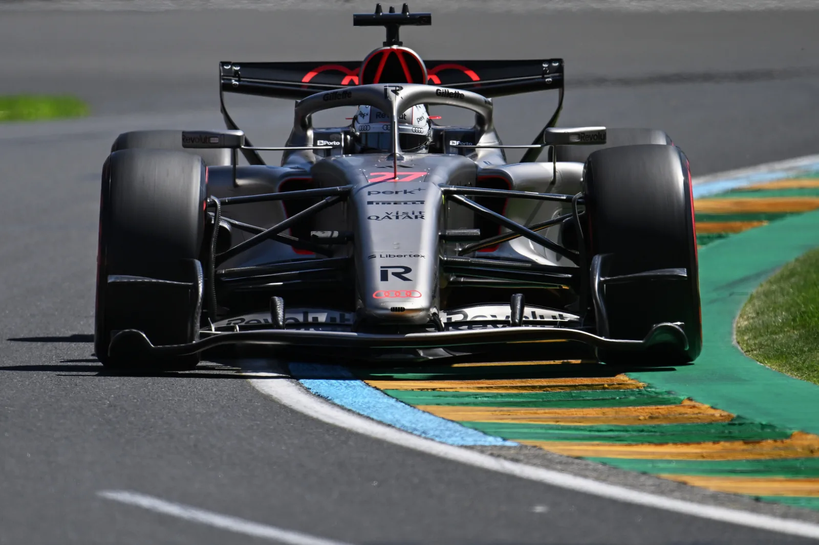 #27 Nico Hulkenberg, GER, Audi F1 Team  during the Free Practice for the Australian Grand Prix at Melbourne, Australia