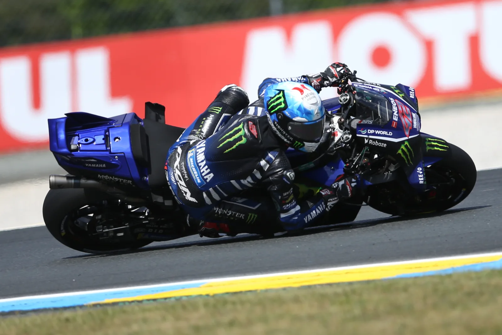 #42 Alex Rins, SPA, Monster Energy Yamaha during the Michelin Grand Prix de France at Bugatti circuit, Le Mans, France