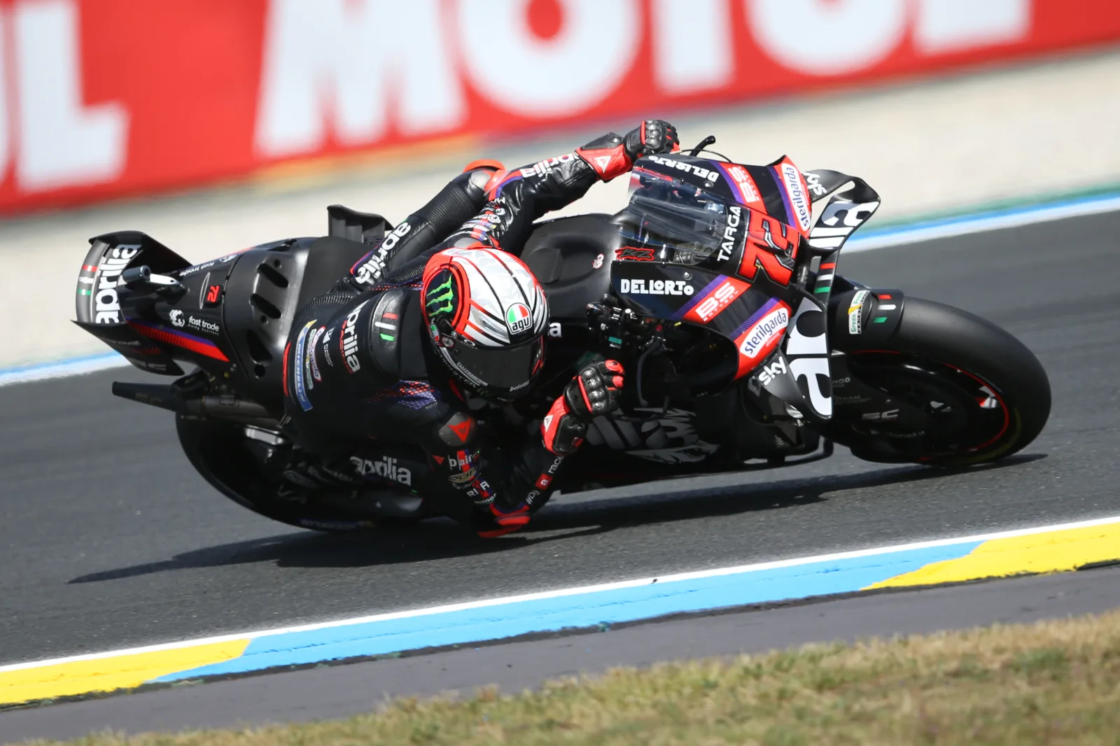 #72 Marco Bezzecchi, ITA, Aprilia Racing during the Michelin Grand Prix de France at Bugatti circuit, Le Mans, France