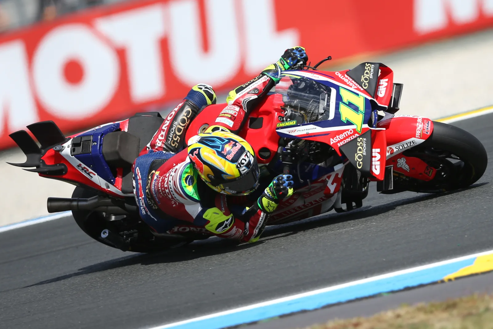#11 Diogo Moreira, BRA ,LCR Honda during the Michelin Grand Prix de France at Bugatti circuit, Le Mans, France