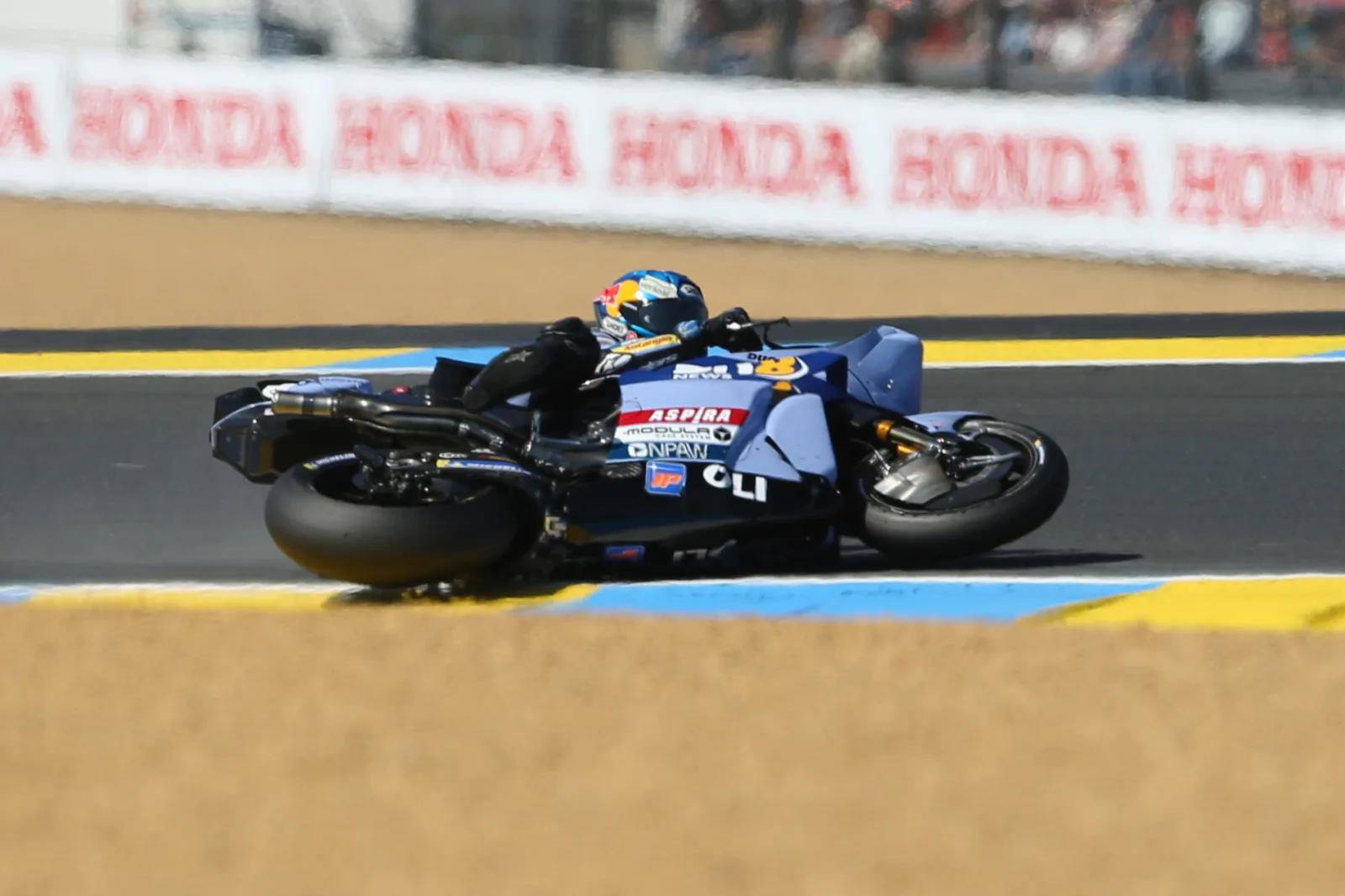 #73 Alex Marquez, SPA, BK8 Gresini Racing in qualifying during the Michelin Grand Prix de France at Bugatti circuit, Le Mans, France