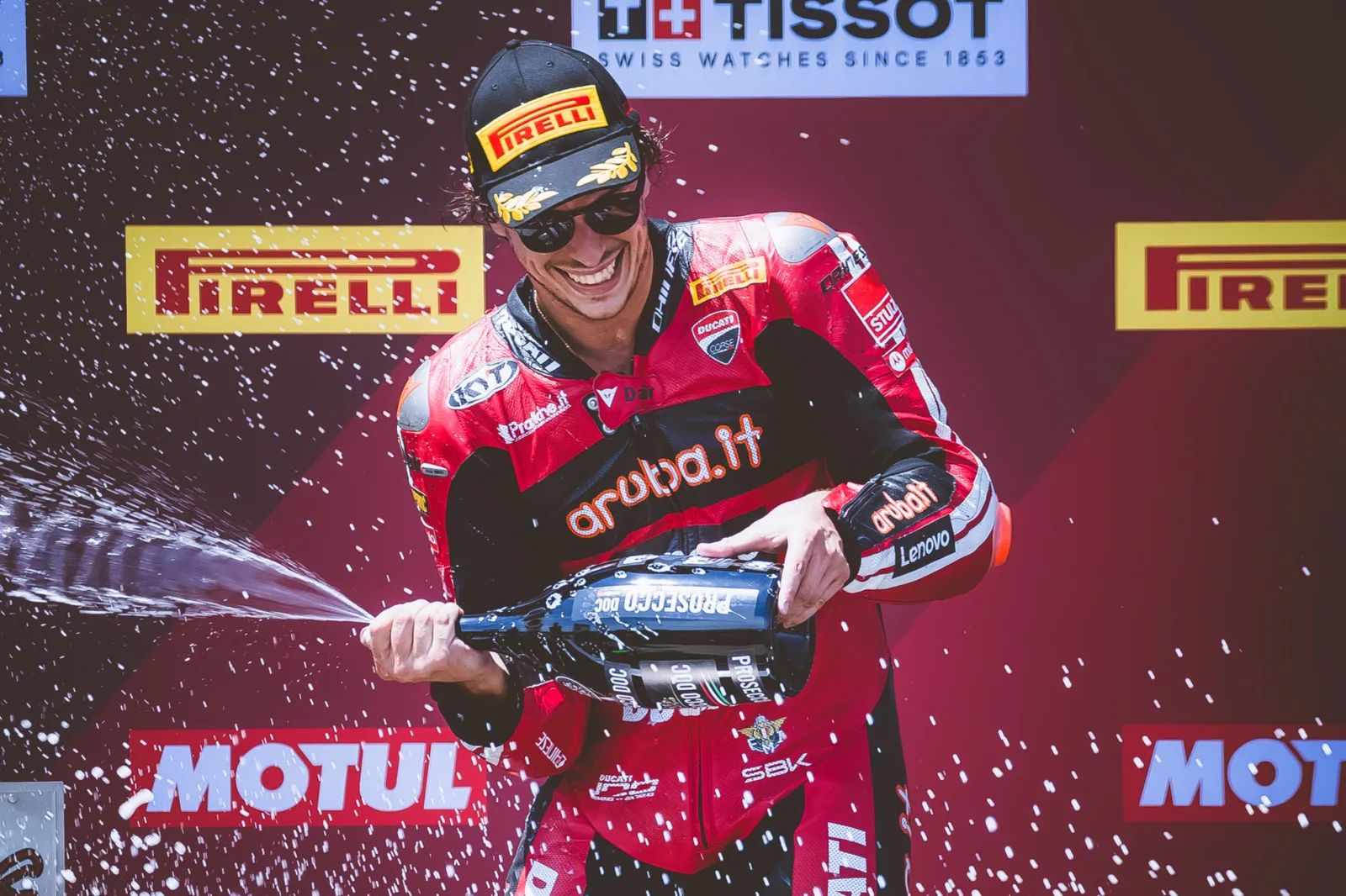 Bulega Leads Ducati Charge as Saturday Drama Unfolds at Aragón