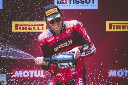 Bulega Leads Ducati Charge as Saturday Drama Unfolds at Aragón