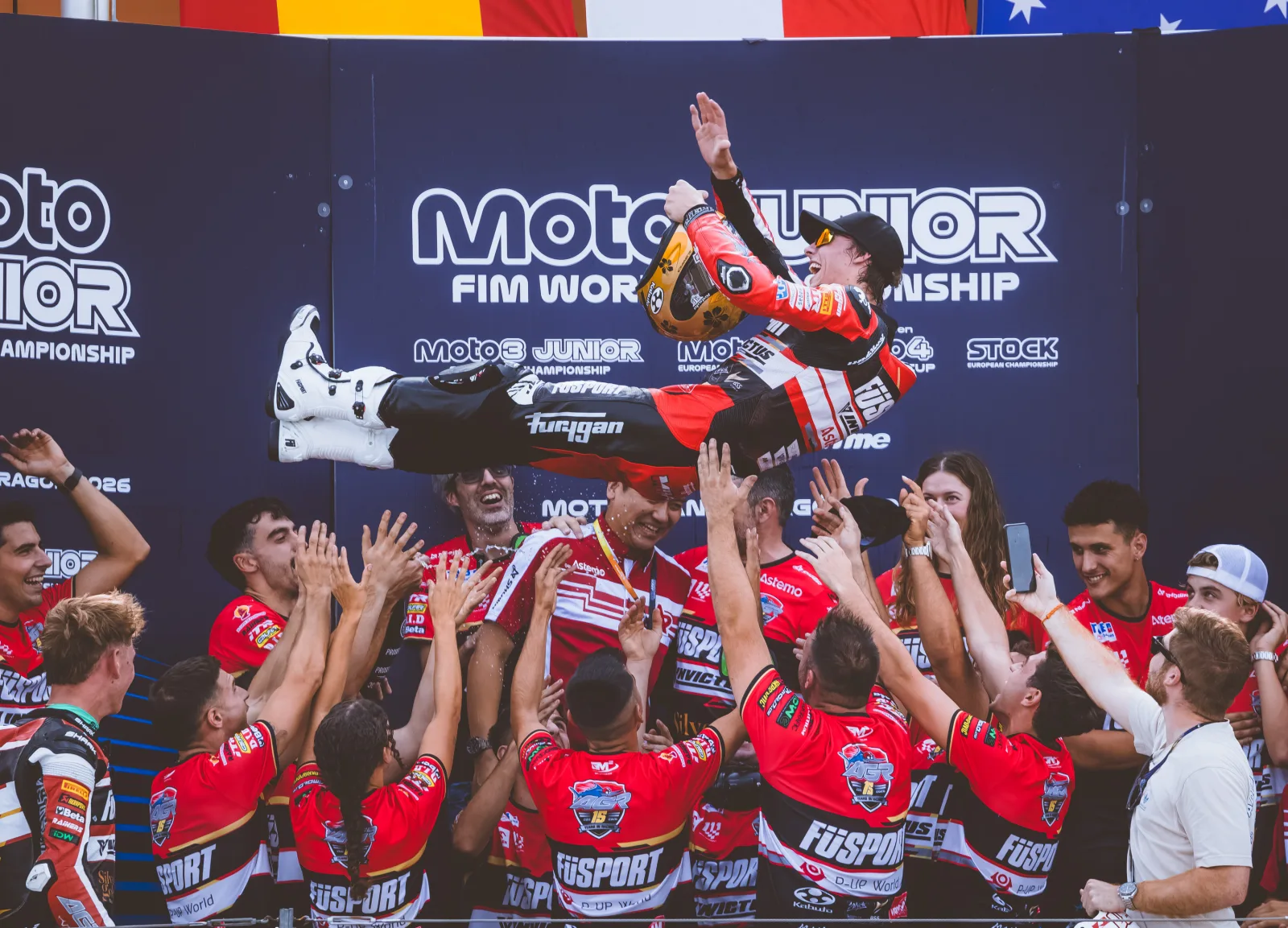 Pawelec retains title as MotoJunior serves up joy and heartbreak at Aragón
