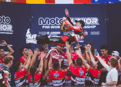 Pawelec retains title as MotoJunior serves up joy and heartbreak at Aragón